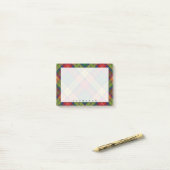 Regal Scottish Clan Buchanan Tartan Post-it Klebezettel (Auf Schreibtisch)