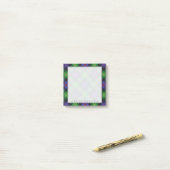 Regal Scottish Clan Farquharson Tartan Post-it Klebezettel (Auf Schreibtisch)