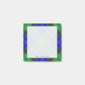 Regal Scottish Clan MacKay Tartan Post-it Klebezettel (Vorderseite)