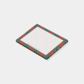 Regal Scottish Clan MacLean Tartan Post-it Klebezettel (angewinkelt)