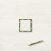 Regal Scottish Clan MacMillan Tartan Post-it Klebezettel (Auf Schreibtisch)