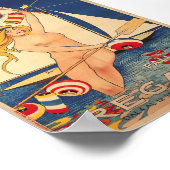 Regal, Segeln, Italien, Art Nouveau Poster (Ecke)