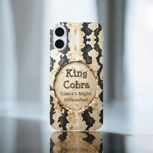 Regal Serpent: König Cobra iPhone 16 Plus Hülle