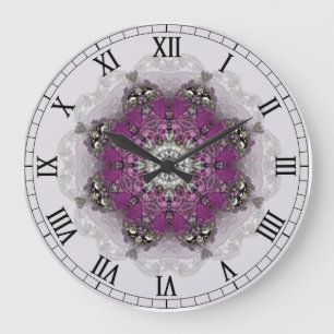 Regal Shades Kaleidoscope Clock Große Wanduhr