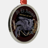 Regal Silver Griffin Ornament Aus Metall (Rechts)