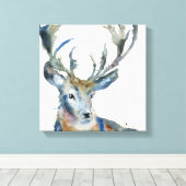 Regal Stag Leinwanddruck (Insitu (Holzboden))