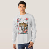 Regal Tiger Floral T-Shirt (Vorne ganz)