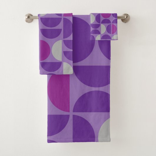 Regal Tiles Mitte Jahrhunderts Badhandtuch Set (Insitu)