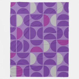 Regal Tiles Mitte Jahrhunderts Fleecedecke