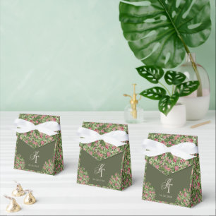 Regal-Türen Elegante Florale Hochzeit Geschenkschachtel