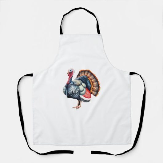Regal Turkey Display Art Classic T - Shirt Schürze (Vorderseite)