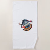 Regal Turkey Display Art Classic T - Shirt Strandtuch (Vorderseite)