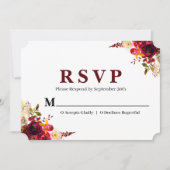 Regal UAWG: Burgundy & Gold Edition Einladung (Vorderseite)