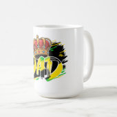 Regal Vater: Bold & Crowned Kaffeetasse (VorderseiteRechts)