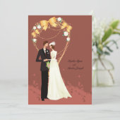 Regal Vintage Invitation Einladung (Stehend Vorderseite)
