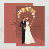Regal Vintage Invitation Einladung (Vorne/Hinten)