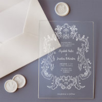 Regal Vintage White Barockrahmen | Hochzeit