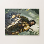 Regal Warrior und Tiger Puzzle (Horizontal)