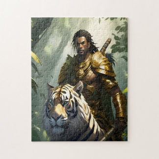 Regal Warrior und Tiger Puzzle