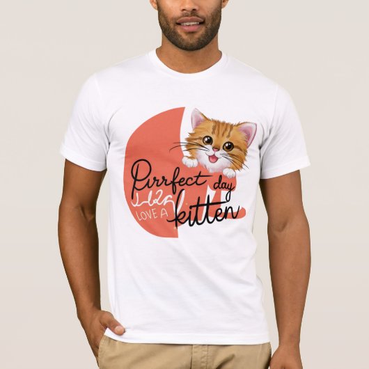 Regal Whiskers National Cat Day T - Shirt (Vorderseite)