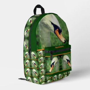 Regal White Swan Nature Personalisiert Bedruckter Rucksack