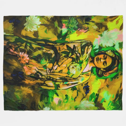 Regal Woman Fleecedecke (Vorderseite (Horizontal))