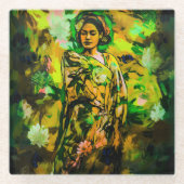 Regal Woman Glasuntersetzer (Vorderseite)