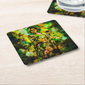 Regal Woman Rechteckiger Pappuntersetzer (angewinkelt)