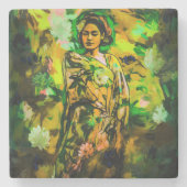 Regal Woman Steinuntersetzer (Vorderseite)