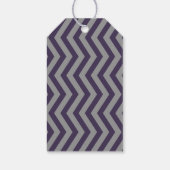 Regal Zickzack Gift Tags Geschenkanhänger (Rückseite)