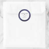 ReGalaxy Space Rücksendeadresse Runder Aufkleber (Tasche)