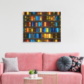 Regale 1 überzogene Leinwand (Insitu (Wohnzimmer))