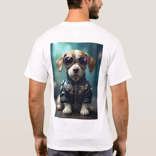 Regale Pose: Ein vollwertiges Portrait von jojo T-Shirt (Rückseite)