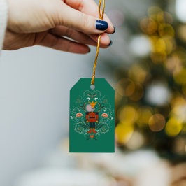 Regale Träume: Der verzauberte Nutcracker Geschenkanhänger