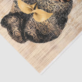 Regalfrauen, Gold & Black Turban DH7R Decoupage Seidenpapier (Ausschnitt)