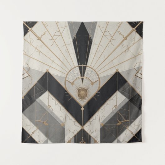 Regalgeometrie Wandteppich (Vorderseite)