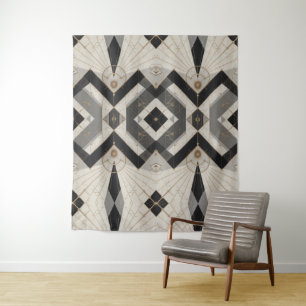 Regalgeometrie Wandteppich