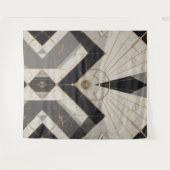 Regalgeometrie Wandteppich (Vorderseite (Horizontal))