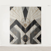 Regalgeometrie Wandteppich (Vorderseite)