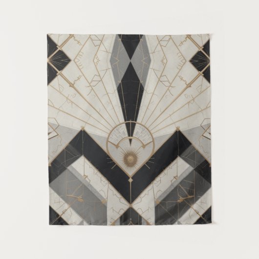 Regalgeometrie Wandteppich (Vorderseite)