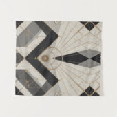 Regalgeometrie Wandteppich (Vorderseite (Horizontal))