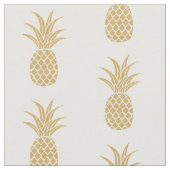 Regalgold Ananapfelstoff Stoff (Nahaufnahme)