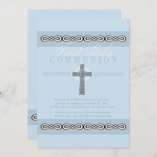 Regalgrenzen Religiöse Einladung (Vorne/Hinten)