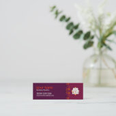 Regalicurlz mini Business Card Visitenkarte (Stehend Vorderseite)