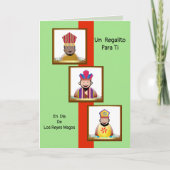 Regalito Tag von Reyes Karte (Vorderseite)