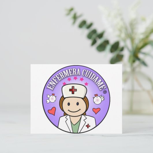 Regalitos para Enfermeras Postkarte (Stehend Vorderseite)