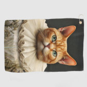 Regalkatze Golfhandtuch (Horizontal)