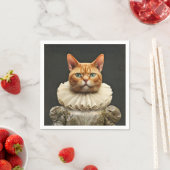 Regalkatze Serviette (Beispiel)
