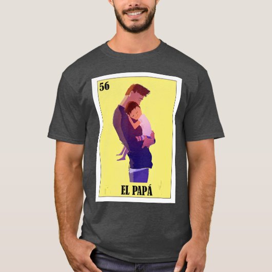 Regalo para Papa Spanish Dad Lottery Gift El T-Shirt (Vorderseite)
