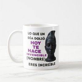 REGALO PERSONALIZADO(NOMBRE)ERES INVENCIBLE KAFFEETASSE
